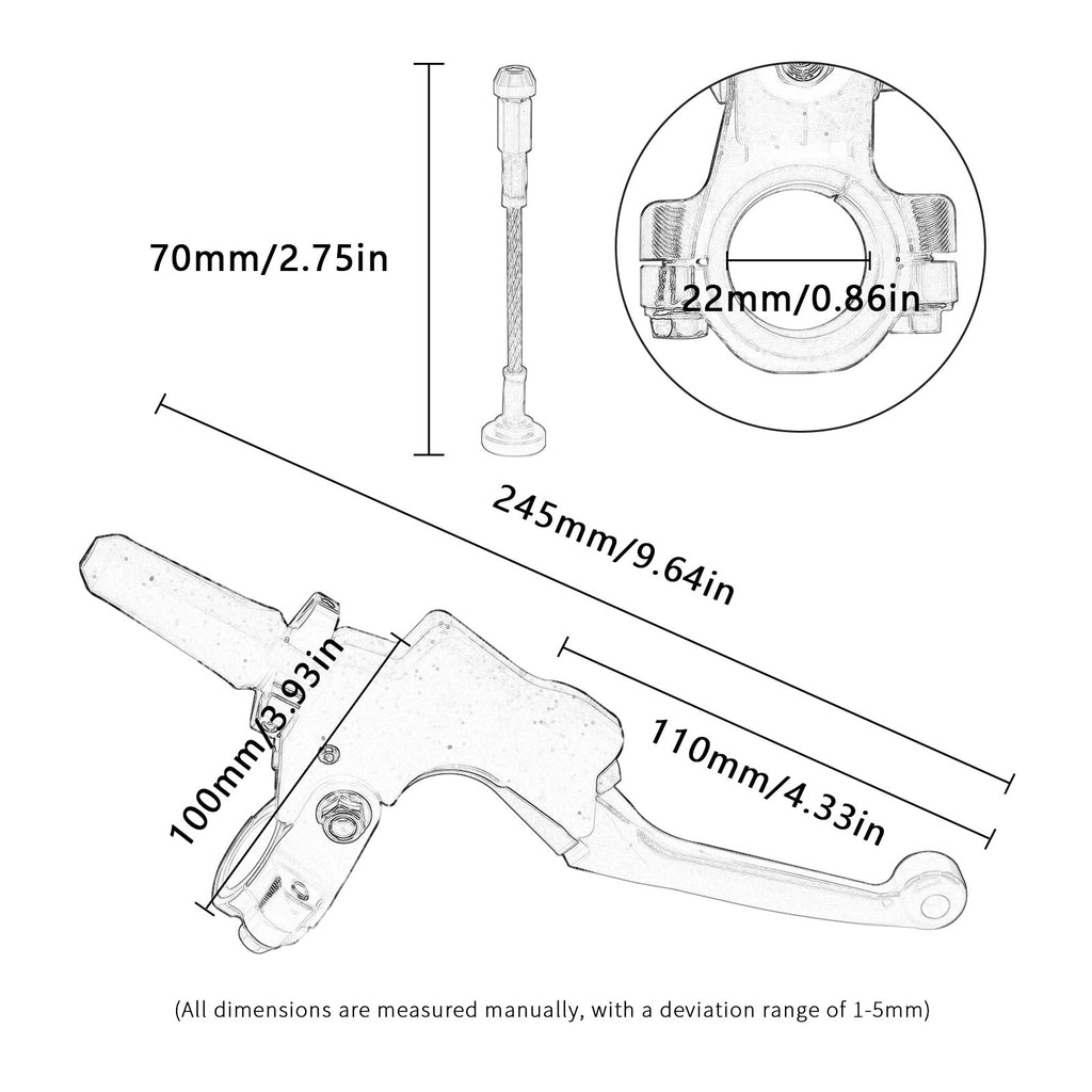 Clutch Lever 7075 Aluminum